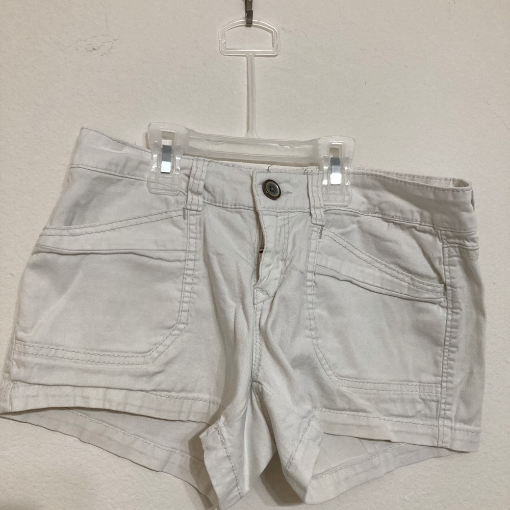 White short shorts